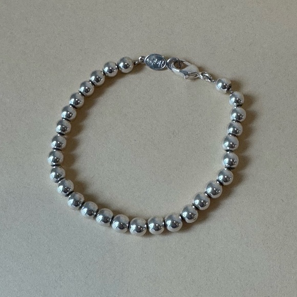Napier vintage Silver Beaded Bracelet - Picture 1 of 3